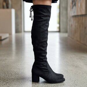High heel knee boots